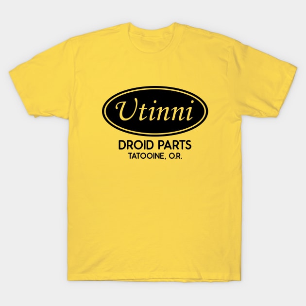 Utinni Droid Parts, Tatooine, Outer Rim T-Shirt by sfcubed